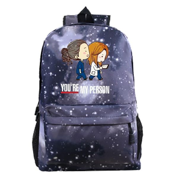 greys anatomy backpack mochila school bags travel bag galaxy children book kids gift
greys anatomy backpack mochila school bags travel bag galaxy children book kids gift