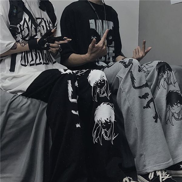 harajuku japanese pattern hip hop women capri wide leg men casual oversize, Black;white
harajuku japanese pattern hip hop women capri wide leg men casual oversize, Black;white