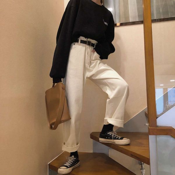 autumn version high waist size fat sister wide leg pants loose cover crotch thin, Blue
autumn version high waist size fat sister wide leg pants loose cover crotch thin, Blue