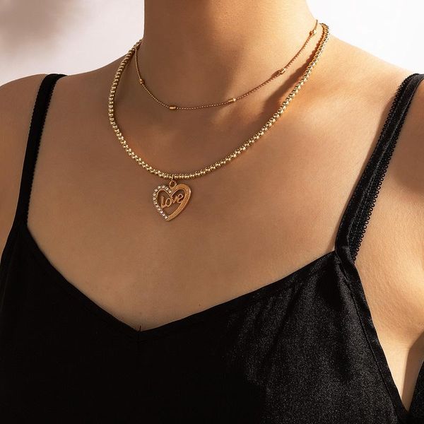 chokers huatang charms heart love pendant necklace for women girls gold color beaded choker weddings jewelry anniversary gift, Golden;silver
chokers huatang charms heart love pendant necklace for women girls gold color beaded choker weddings jewelry anniversary gift, Golden;silver