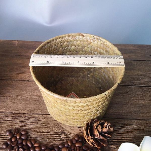 storage baskets seagrass laundry basket folding handmade rattan straw flower pot planter wicker clothing toy home 16.3*11cm
storage baskets seagrass laundry basket folding handmade rattan straw flower pot planter wicker clothing toy home 16.3*11cm