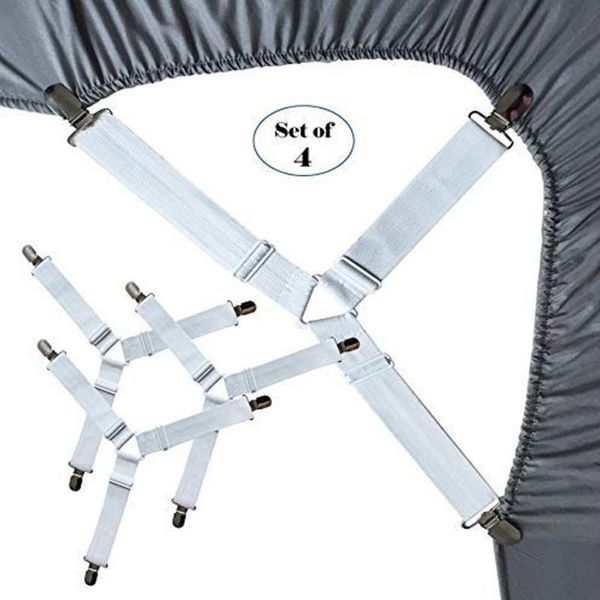 4pcs/set mattress cover blankets holder elastic bed sheet grippers belt fastener clips home textiles organize gadget hooks & rails
4pcs/set mattress cover blankets holder elastic bed sheet grippers belt fastener clips home textiles organize gadget hooks & rails