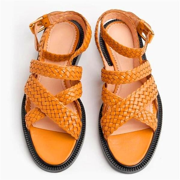 sandals 2021 cross straps ladies shoes flat black brown woven strap summer casual
sandals 2021 cross straps ladies shoes flat black brown woven strap summer casual