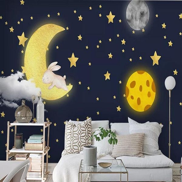 wallpapers custom large mural 3d wallpaper cute moon star cartoon children's bedroom tv back wall decor deep 5d embossed
wallpapers custom large mural 3d wallpaper cute moon star cartoon children's bedroom tv back wall decor deep 5d embossed