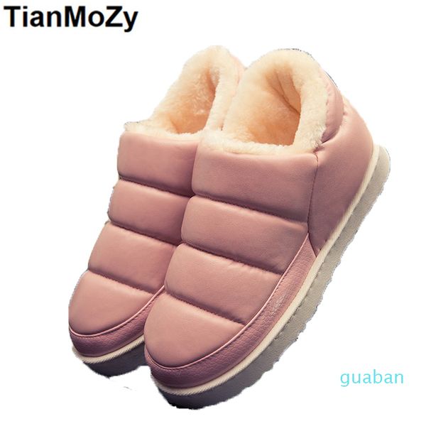 women boots warm winter shoes ankle leather snow boots flats home waterproof slip on fur fashion outdoor, Black
women boots warm winter shoes ankle leather snow boots flats home waterproof slip on fur fashion outdoor, Black