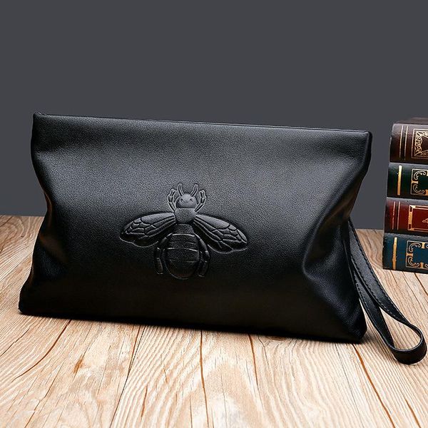 head leather large-capacity handbags men's soft genuine layer envelope cowhide black clutch bag kiltb
head leather large-capacity handbags men's soft genuine layer envelope cowhide black clutch bag kiltb