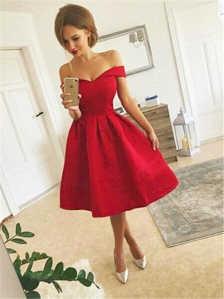 party dresses s72 red in fashion off-the-shoulder natural a-line cute short homecoming dresses/girl prom gowns matte satin, White;black
party dresses s72 red in fashion off-the-shoulder natural a-line cute short homecoming dresses/girl prom gowns matte satin, White;black