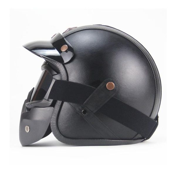 motorcycle helmets vintage detachable glasses and mouth filter retro mask half open face 3/4 leather helmet
motorcycle helmets vintage detachable glasses and mouth filter retro mask half open face 3/4 leather helmet