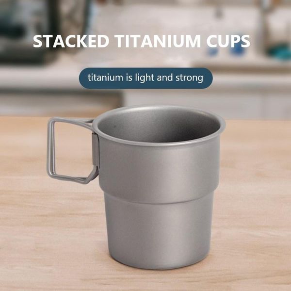 mugs 300ml coffee cup pure titanium metal mug stackable portable water outdoor glass beer beverage
mugs 300ml coffee cup pure titanium metal mug stackable portable water outdoor glass beer beverage