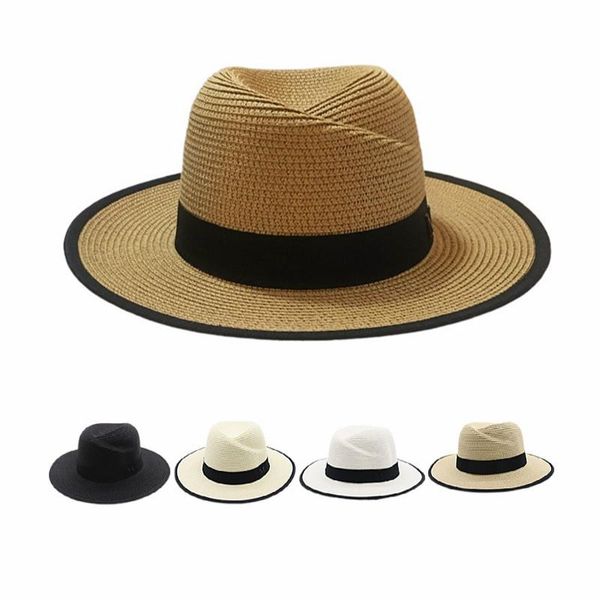 wide brim hats summer sun hat women black chain straw flat outdoor leisure seaside sunshade beach, Blue;gray
wide brim hats summer sun hat women black chain straw flat outdoor leisure seaside sunshade beach, Blue;gray