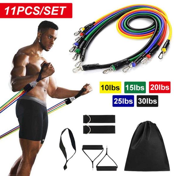 11pcs/set latex resistance bands training exercise yoga tubes pull rope rubber expander elastic fitness equipment
11pcs/set latex resistance bands training exercise yoga tubes pull rope rubber expander elastic fitness equipment