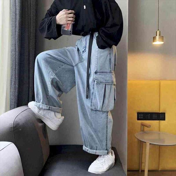 jeans women solid vintage high waist wide leg denim trousers simple students all-match loose fashion harajuku mens chic casual, Blue
jeans women solid vintage high waist wide leg denim trousers simple students all-match loose fashion harajuku mens chic casual, Blue