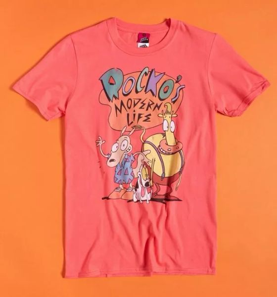 official women's nickelodeon rocko's modern life coral oversized t-shirt, White;black
official women's nickelodeon rocko's modern life coral oversized t-shirt, White;black