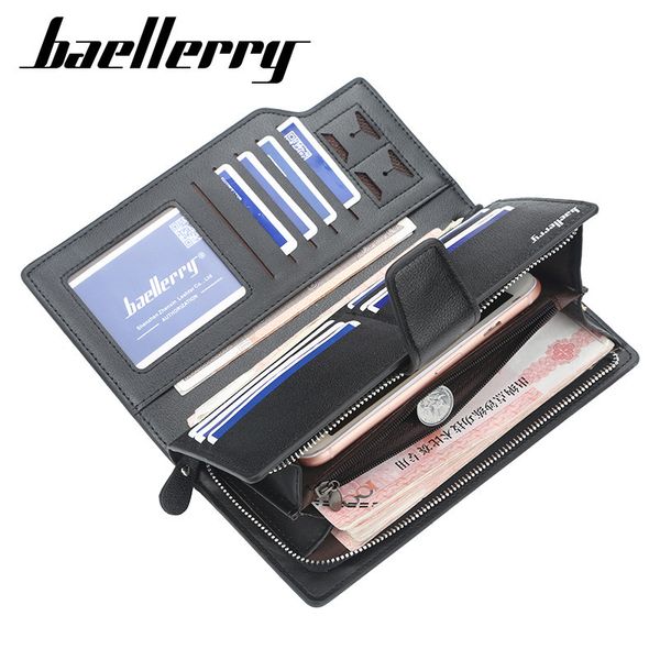 baellerry korean casual handbag business wallet men's long zipper mobile phone bag, Red;black
baellerry korean casual handbag business wallet men's long zipper mobile phone bag, Red;black
