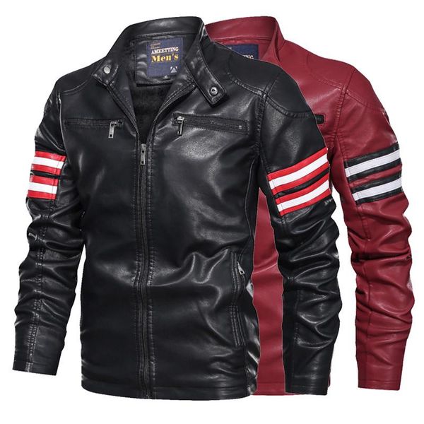 colorblock coat leather jacket brand men casual jackets biker coats pilot faux motorcycle outdoor fashion fleece men's fur &, Black
colorblock coat leather jacket brand men casual jackets biker coats pilot faux motorcycle outdoor fashion fleece men's fur &, Black