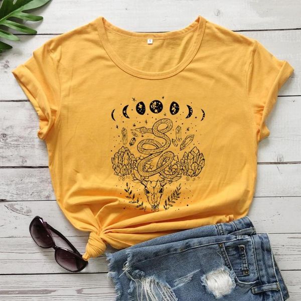 women's t-shirt vip hjn gothic snakes moon phases and crystals funny women graphic grunge tumblr fashion fit tee tshirts, White
women's t-shirt vip hjn gothic snakes moon phases and crystals funny women graphic grunge tumblr fashion fit tee tshirts, White