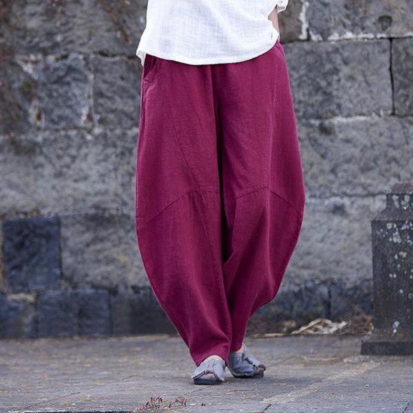 women's pants & capris 2021 spring and summer cotton linen long products pure ramie personality lanterns casual trousers bxf2261, Black;white
women's pants & capris 2021 spring and summer cotton linen long products pure ramie personality lanterns casual trousers bxf2261, Black;white