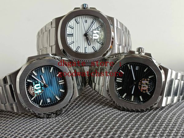 black blue white u1 factory mens wristwatches professional automatic movement 40 mm watch 316l dial classic 5711/1a watches transparent back, Slivery;brown
black blue white u1 factory mens wristwatches professional automatic movement 40 mm watch 316l dial classic 5711/1a watches transparent back, Slivery;brown