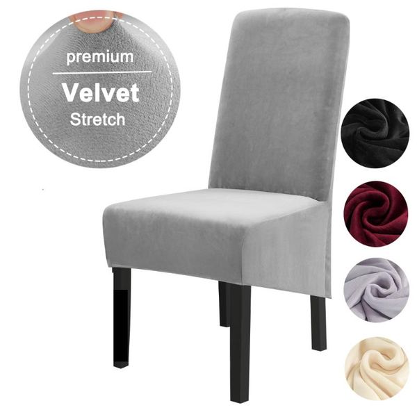 velvet xl size long back chair cover spandex dining slipcover large elastic stretch case for kitchen banquet wedding covers
velvet xl size long back chair cover spandex dining slipcover large elastic stretch case for kitchen banquet wedding covers