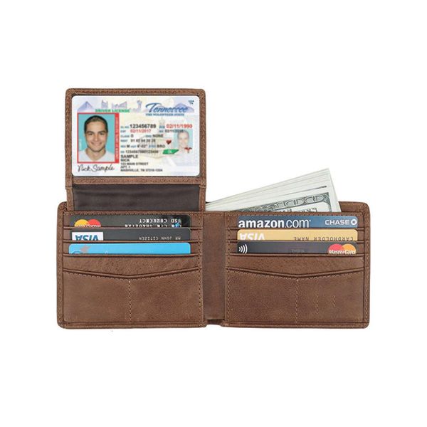 the wallet men's leather short crazy horse cowhide wallet 20% off rfid wallet, Black
the wallet men's leather short crazy horse cowhide wallet 20% off rfid wallet, Black