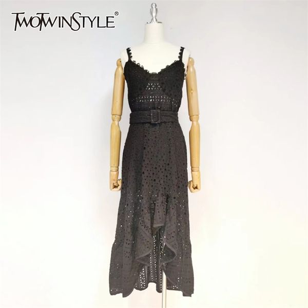 vintage black dress for women v neck sleeveless high waist hollow out irregular midi dresses females summer stylish 210520, Black;gray
vintage black dress for women v neck sleeveless high waist hollow out irregular midi dresses females summer stylish 210520, Black;gray