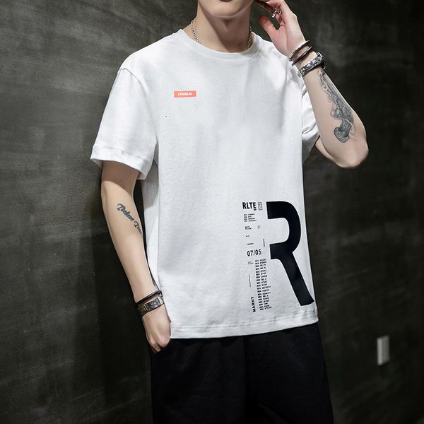men's t shirts short 2021 fashion brand loose t-shirt half sleeve summer cloth, White;black
men's t shirts short 2021 fashion brand loose t-shirt half sleeve summer cloth, White;black