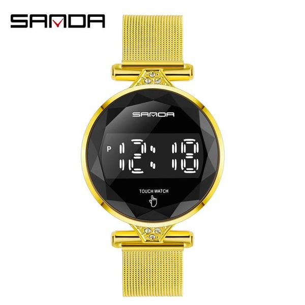 wristwatches sanda 2021 brand women digital watch fashion multifunctional touch screen led electrical wristwatch relogio 8002, Slivery;brown
wristwatches sanda 2021 brand women digital watch fashion multifunctional touch screen led electrical wristwatch relogio 8002, Slivery;brown