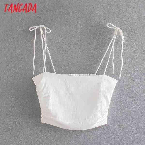 women solid camis crop spaghetti strap sleeveless backless short blouses shirts female casual 4n18 210416, White
women solid camis crop spaghetti strap sleeveless backless short blouses shirts female casual 4n18 210416, White