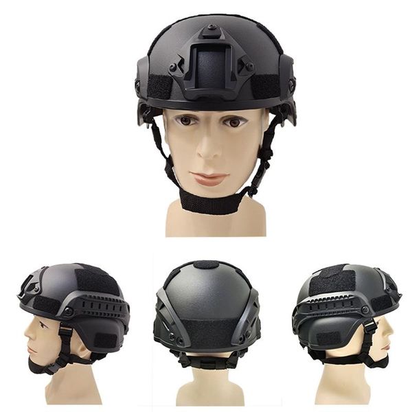 military tactical helmet lightweight fast mich2000 mh painball cs swat jumping protect accessories cycling caps & masks, Black
military tactical helmet lightweight fast mich2000 mh painball cs swat jumping protect accessories cycling caps & masks, Black