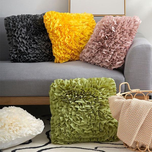 cushion/decorative pillow embroidery flowers cushion cover home decor beige grey yellow petal decorative throw for girls room 45x45cm 
cushion/decorative pillow embroidery flowers cushion cover home decor beige grey yellow petal decorative throw for girls room 45x45cm