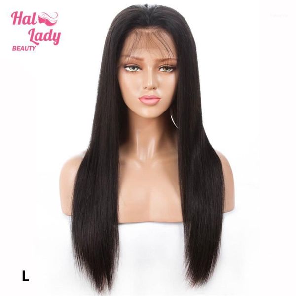 halo lady beauty 13*4 lace front human hair wigs preplucked brazilian straight for african american non-remy 150% 1b1, Black;brown
halo lady beauty 13*4 lace front human hair wigs preplucked brazilian straight for african american non-remy 150% 1b1, Black;brown