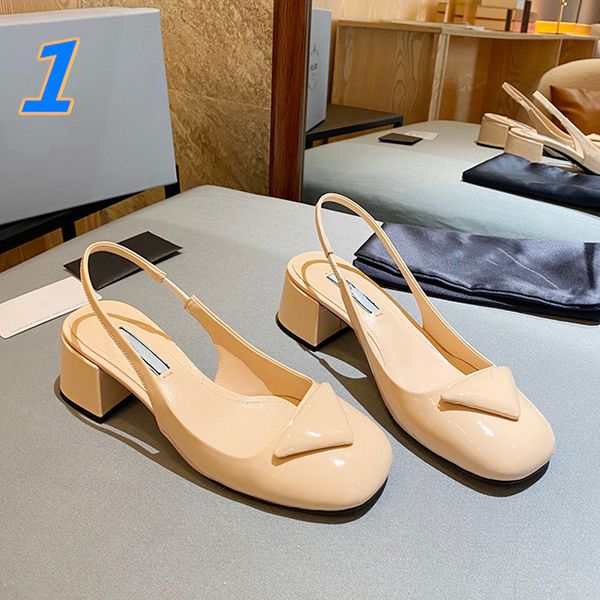 fashion designer baotou sandals summer casual middle heels dress shoes size 35-40 with box, Black
fashion designer baotou sandals summer casual middle heels dress shoes size 35-40 with box, Black