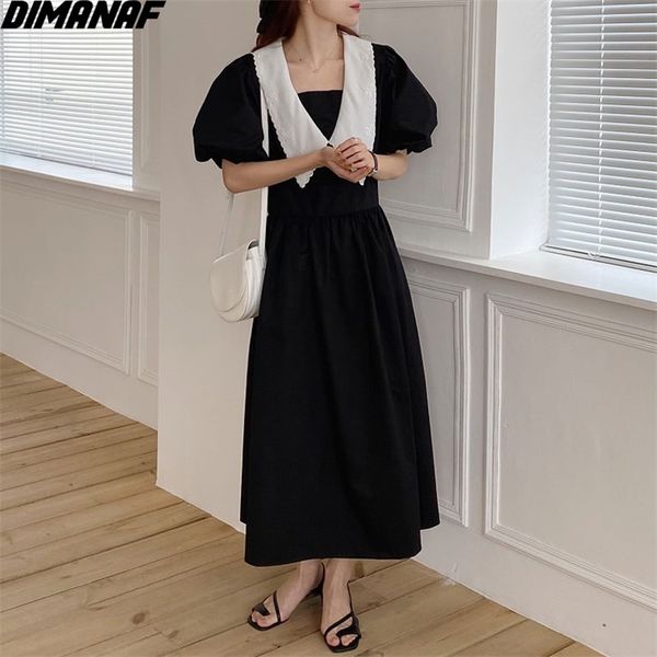 women dress fashion regular size beach summer sundress lace patchwork loose casual korea style 210531, Black;gray
women dress fashion regular size beach summer sundress lace patchwork loose casual korea style 210531, Black;gray
