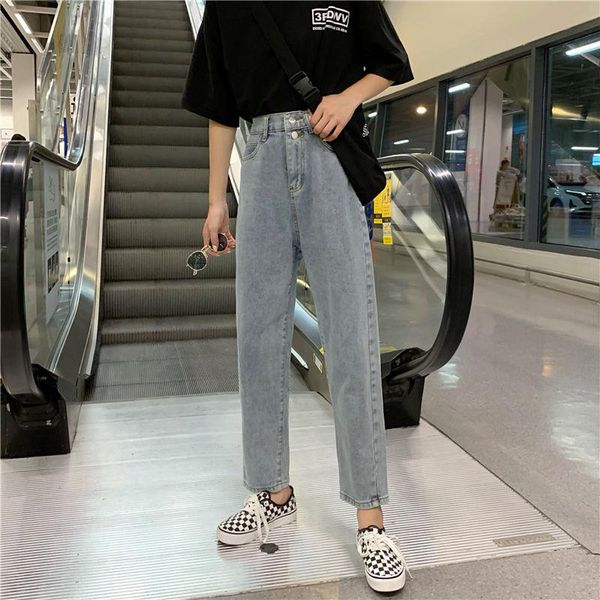baggy straight jeans women high waist thin 100 lap students nine legged trousers vintage pants women's, Blue
baggy straight jeans women high waist thin 100 lap students nine legged trousers vintage pants women's, Blue