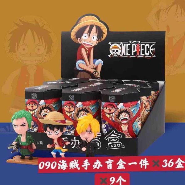 new pirate king blind box fire shadow hand doll blind box gift box gift ornaments