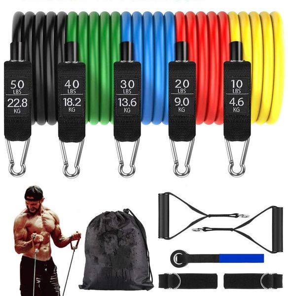 pcs elastic resistance bands sets workout rubber elast band for fitness sports gym exercise equipment training pull rope
pcs elastic resistance bands sets workout rubber elast band for fitness sports gym exercise equipment training pull rope