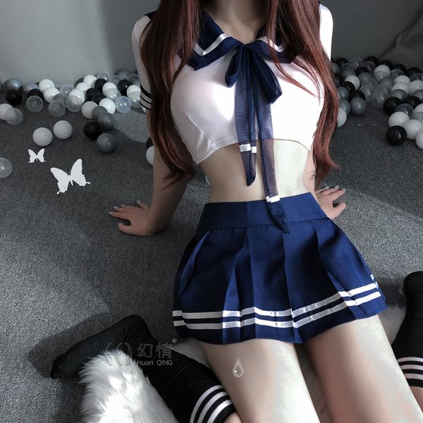 fantasy new style fun student girl split short style perspective bow uniform student sailor uniform, Black;white
fantasy new style fun student girl split short style perspective bow uniform student sailor uniform, Black;white