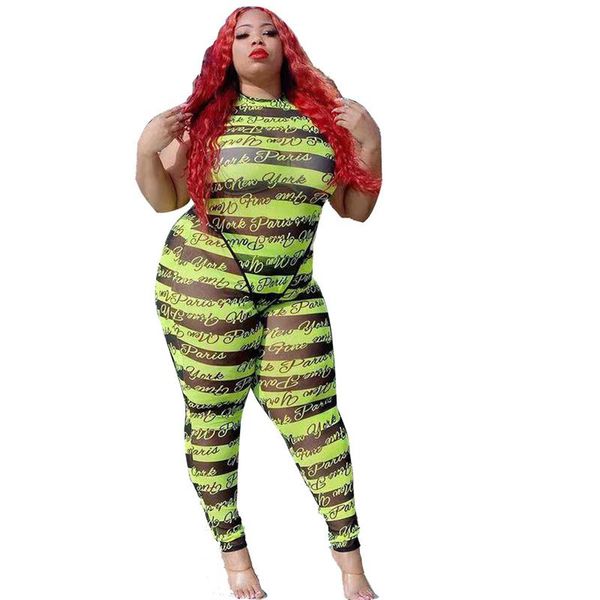 plus size tracksuits clothing women two piece set transparent sleeveless bodysuit and bodycon pants outfits wholesale drop, Black
plus size tracksuits clothing women two piece set transparent sleeveless bodysuit and bodycon pants outfits wholesale drop, Black