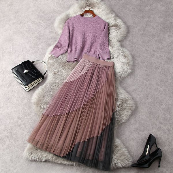dress european and american women's clothing 2021 spring knitted t-shirt with cut-out sleeves gauze skirt fashion suits ji9a, White
dress european and american women's clothing 2021 spring knitted t-shirt with cut-out sleeves gauze skirt fashion suits ji9a, White