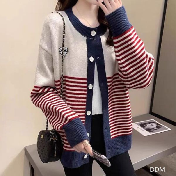 women's knits & tees knitted cardigans sweaters women long sleeve v-neck stitching stripes fashion loose single breasted elegant, White
women's knits & tees knitted cardigans sweaters women long sleeve v-neck stitching stripes fashion loose single breasted elegant, White