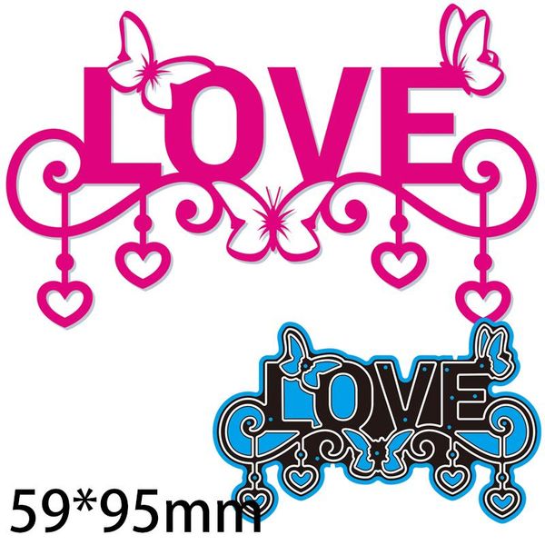 painting supplies 59*95 mm heart & love butterfly card cutting dies scrapbook decoration embossing paper craft punch knife mold
painting supplies 59*95 mm heart & love butterfly card cutting dies scrapbook decoration embossing paper craft punch knife mold