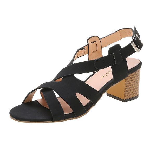 shoes woman sandals platform high heel wedges for women cork fish mouth roman, Black
shoes woman sandals platform high heel wedges for women cork fish mouth roman, Black