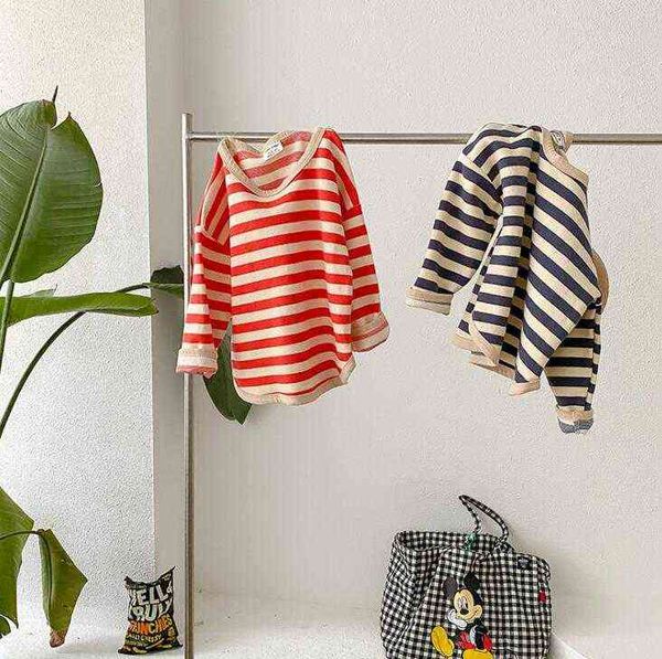 2021 new girls boys striped t shirt winter cotton full sleeve fashion kids 2-7 years wd683 g1209, Blue
2021 new girls boys striped t shirt winter cotton full sleeve fashion kids 2-7 years wd683 g1209, Blue