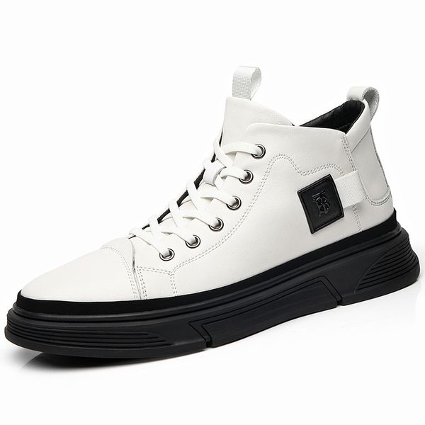 high men sneakers casual shoes winter men's genuine leather ankle boots plus velvet men's martin boots platform shoes white, Black
high men sneakers casual shoes winter men's genuine leather ankle boots plus velvet men's martin boots platform shoes white, Black