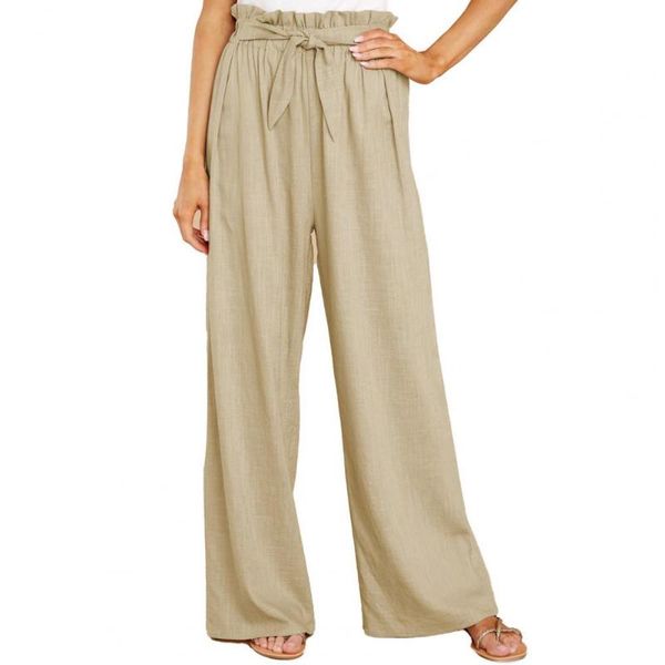 women's pants & capris woman clothes draped elastic waist casual breathable straight trousers for home, Black;white
women's pants & capris woman clothes draped elastic waist casual breathable straight trousers for home, Black;white