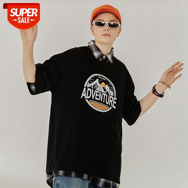 summer korean version of the tide brand snow mountain print couple t-shirt ins hong kong style men and women loose hip-hop short-sleev #ul3k, White;black
summer korean version of the tide brand snow mountain print couple t-shirt ins hong kong style men and women loose hip-hop short-sleev #ul3k, White;black