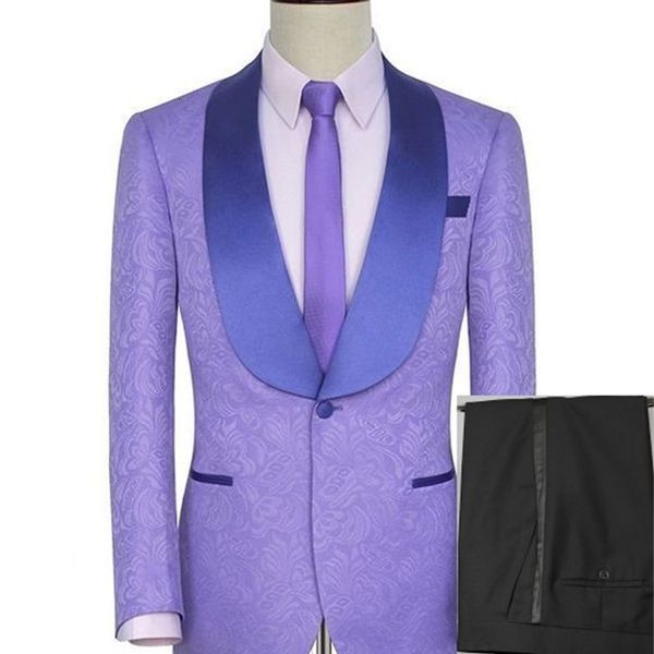 men's suits & blazers mens lilac pattern and black groom tuxedos shawl satin lapel groomsmen wedding man 2 pieces ( jacket+pants+t, White;black
men's suits & blazers mens lilac pattern and black groom tuxedos shawl satin lapel groomsmen wedding man 2 pieces ( jacket+pants+t, White;black