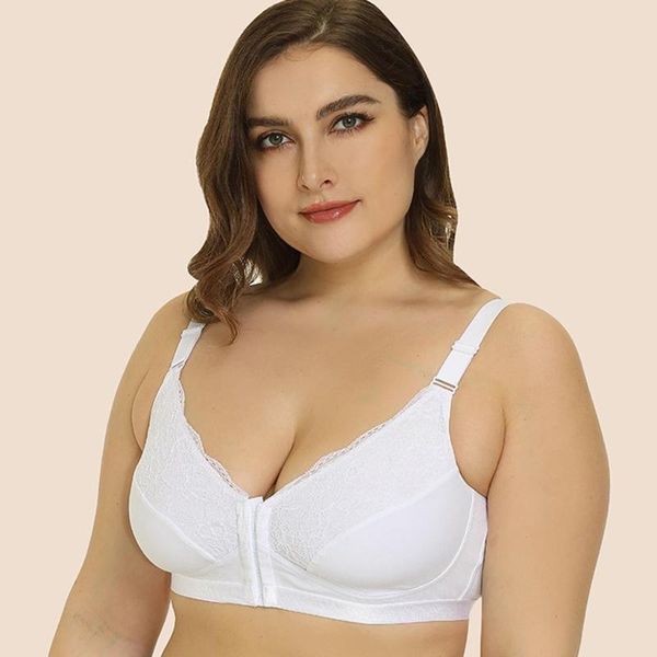 bras lace full cup bra thin underwear small plus size wire adjustable lingerie women breast large lw, Red;black