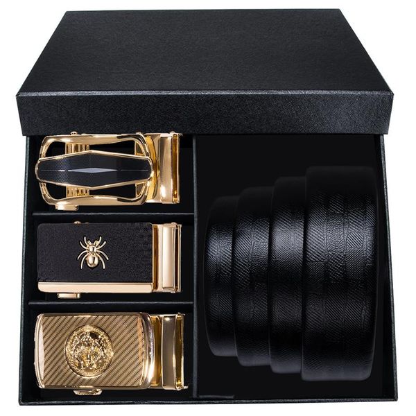hi-tie 2021 fashion gold belts automatic buckle cowhide genuine leather strap jeans ratchet belt luxury boxed for men, Black;brown
hi-tie 2021 fashion gold belts automatic buckle cowhide genuine leather strap jeans ratchet belt luxury boxed for men, Black;brown