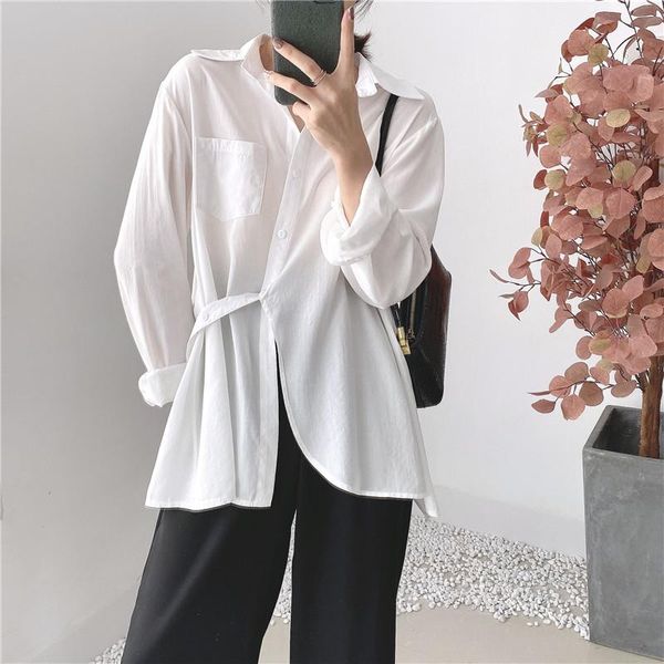 design korean loose simple long sleeve shirt fashion clothing for women 2021 chiffon solid white ol blusas ladies 0878 women's blouses
design korean loose simple long sleeve shirt fashion clothing for women 2021 chiffon solid white ol blusas ladies 0878 women's blouses